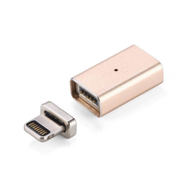 Magnetic Quick Connect Micro USB Head Converter for Micro USB Data Sync Charge Cable - Rose Gold Color-2