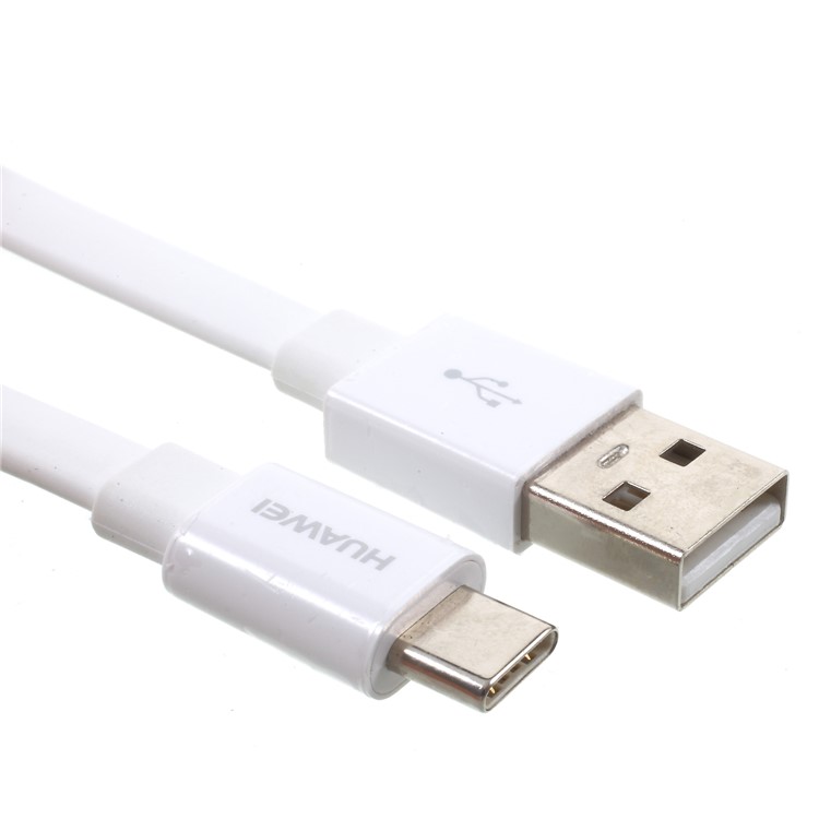 30cm OEM 2A Fast Speed USB Type-C Charge Data Sync Cable for Huawei Mate 10 Pro / P10 - White-1