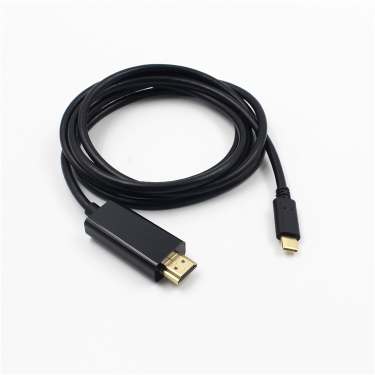 USB-C 3.1 Type-C Male to HDMI Male Adapter Cable for New MacBook, Google Chromebook etc.-2