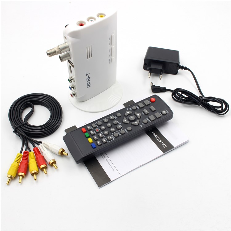 ISDB-T 1080P Digital Terrestrial Converter TV BOX Receiver - EU Plug-2