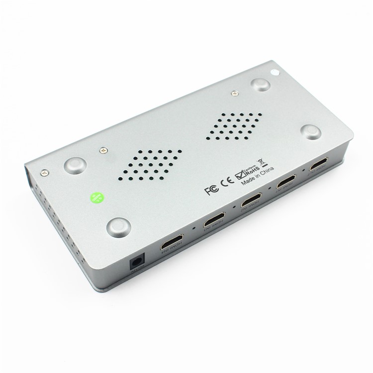 4X1 HDMI Multi-viewer HDMI Quad Screen Real Time Multi-viewer with HDMI Seamless Switcher - EU Plug-4