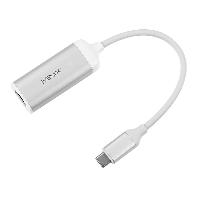 MINIX NEO High-Speed USB-C to Gigabit Ethernet Adapter Converter - White-2