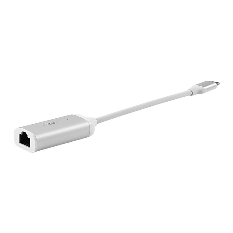MINIX NEO High-Speed USB-C to Gigabit Ethernet Adapter Converter - White-3