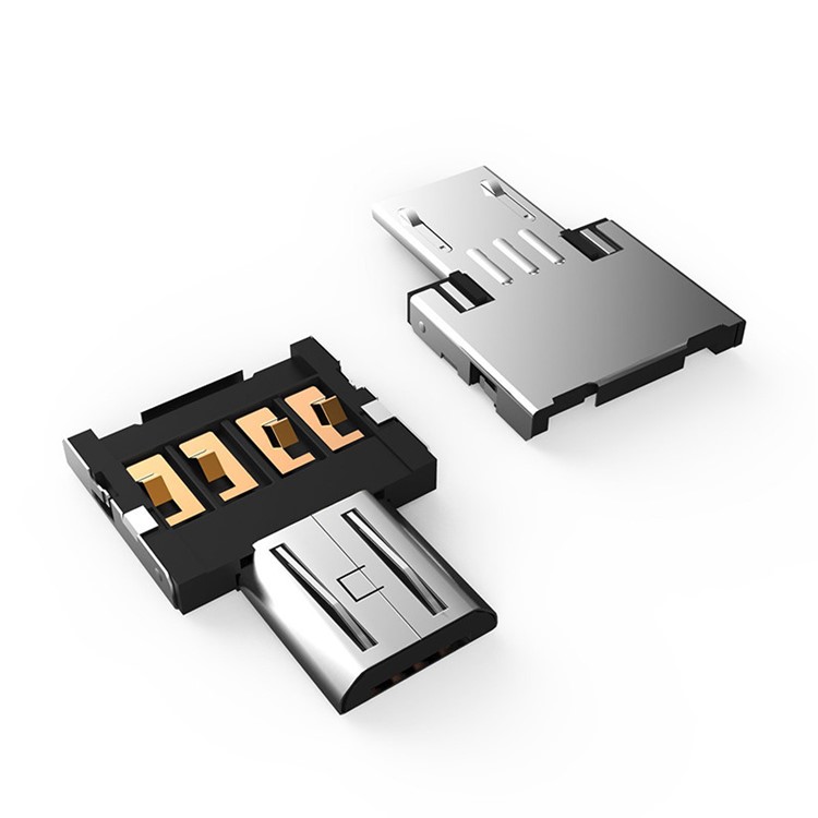Mini Portable Micro USB to USB OTG Adapter-1