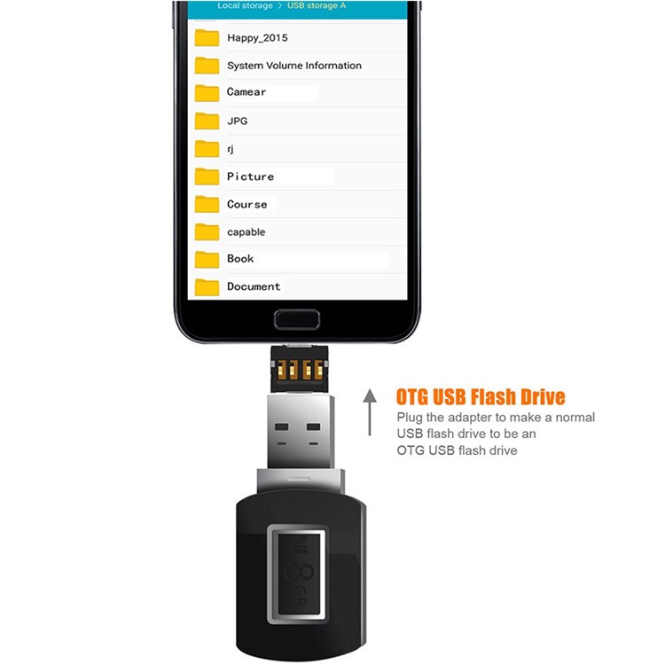 Mini Portable Micro USB to USB OTG Adapter-10