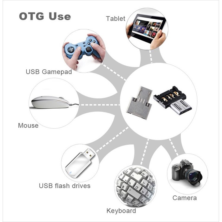Mini Portable Micro USB to USB OTG Adapter-11