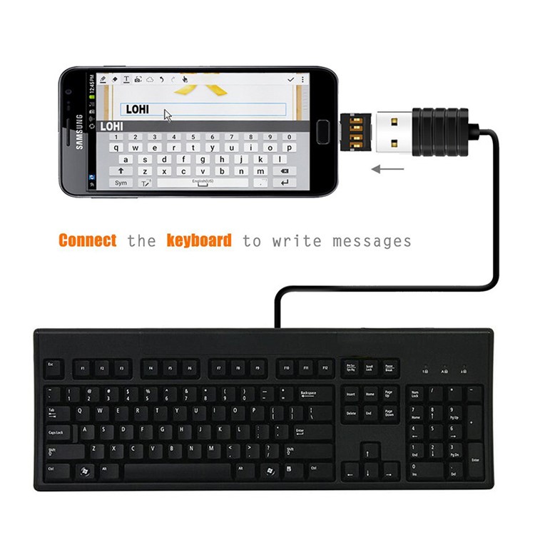 Mini Portable Micro USB to USB OTG Adapter-8