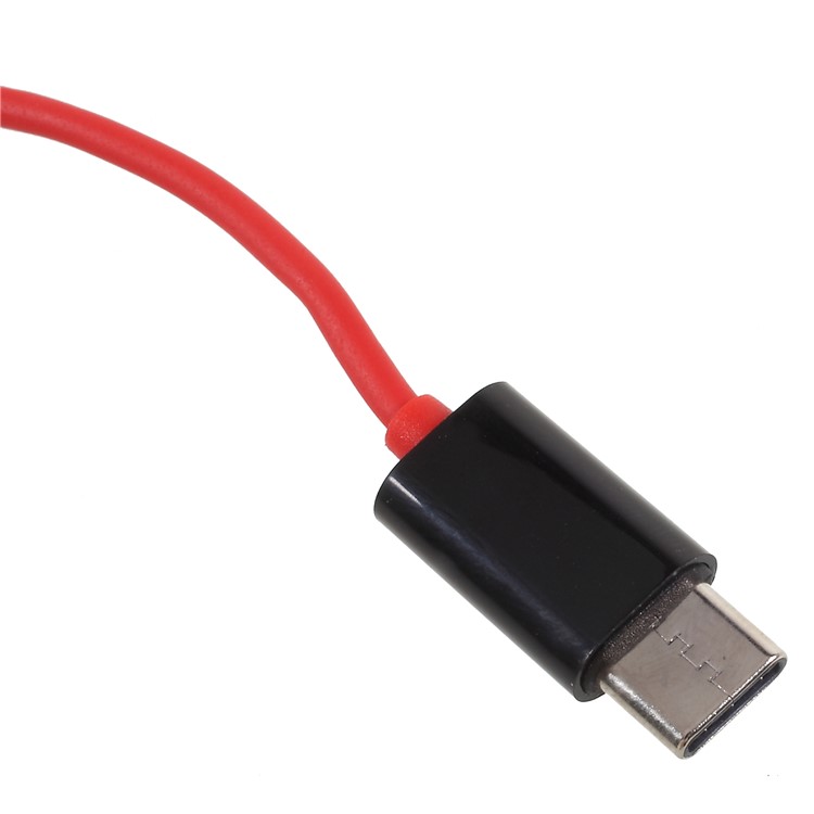 OEM ZTE NUBIA USB Type-C to 3.5mm Audio Adapter Cable - Red-2