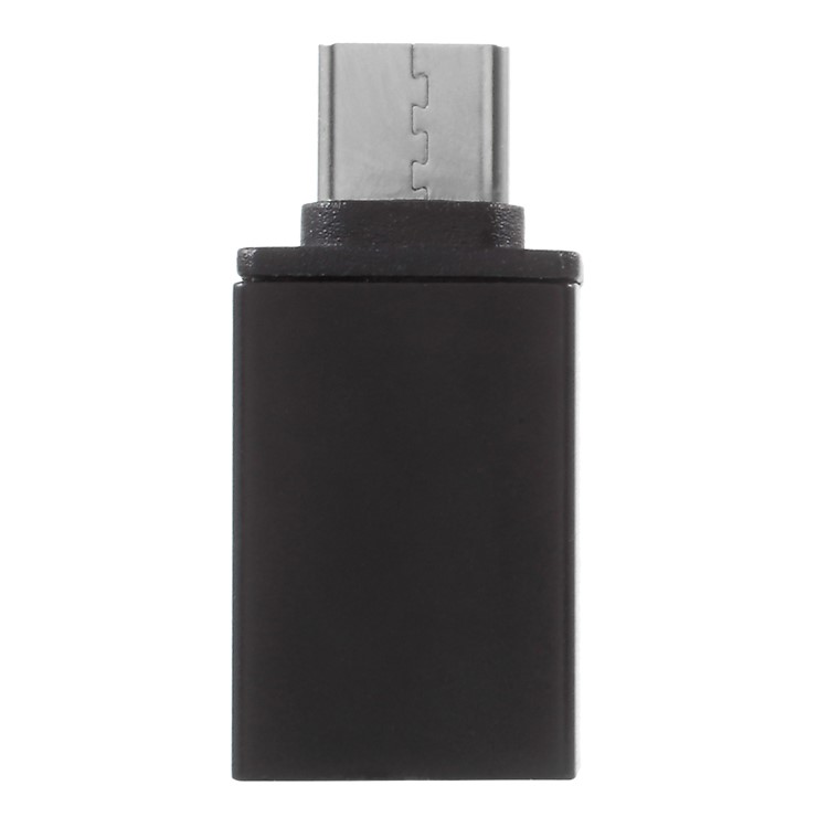 Type-C to USB Data Sync Charge OTG Adapter Converter for Samsung Note 8/New MacBook Etc. - Black-6