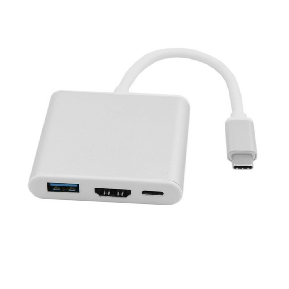 USB-C USB 3.1 Type C Vers HDMI AV Numérique USB OTG Adaptateur Chargeur USB-C Pour Apple MacBook 12 Pouces-10