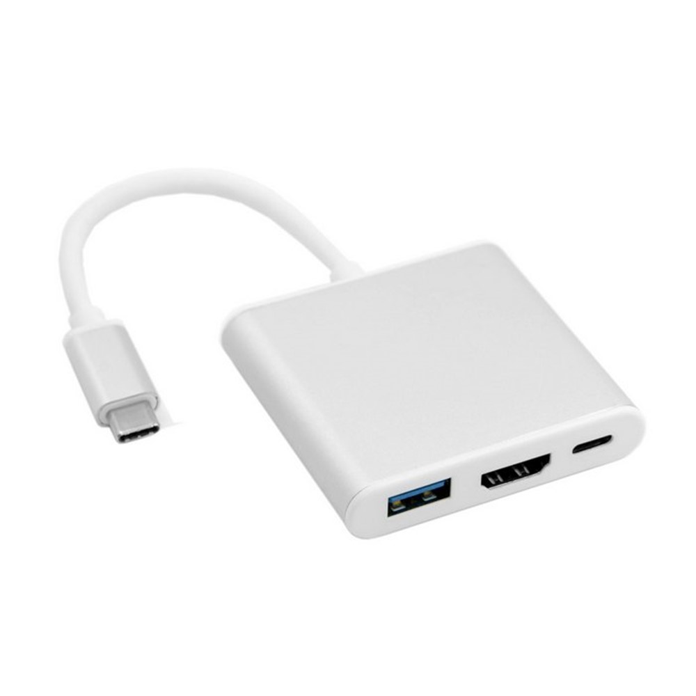 USB-C USB 3.1 Type C Vers HDMI AV Numérique USB OTG Adaptateur Chargeur USB-C Pour Apple MacBook 12 Pouces-2