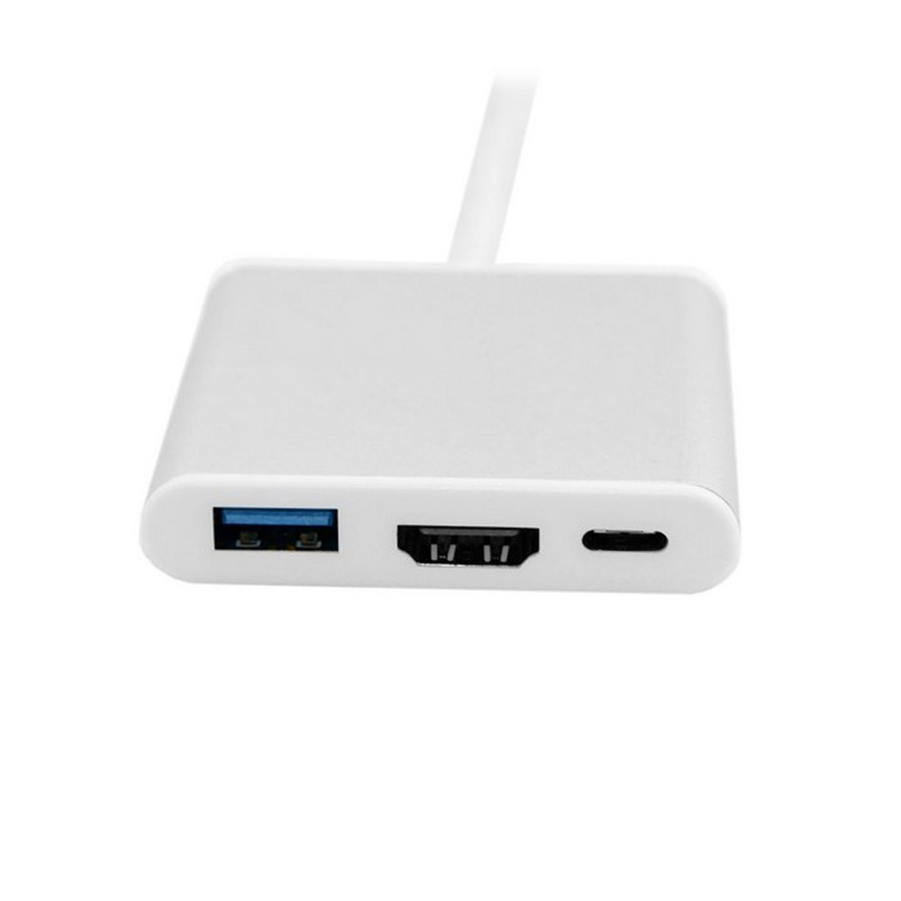 USB-C USB 3.1 Type C Vers HDMI AV Numérique USB OTG Adaptateur Chargeur USB-C Pour Apple MacBook 12 Pouces-4