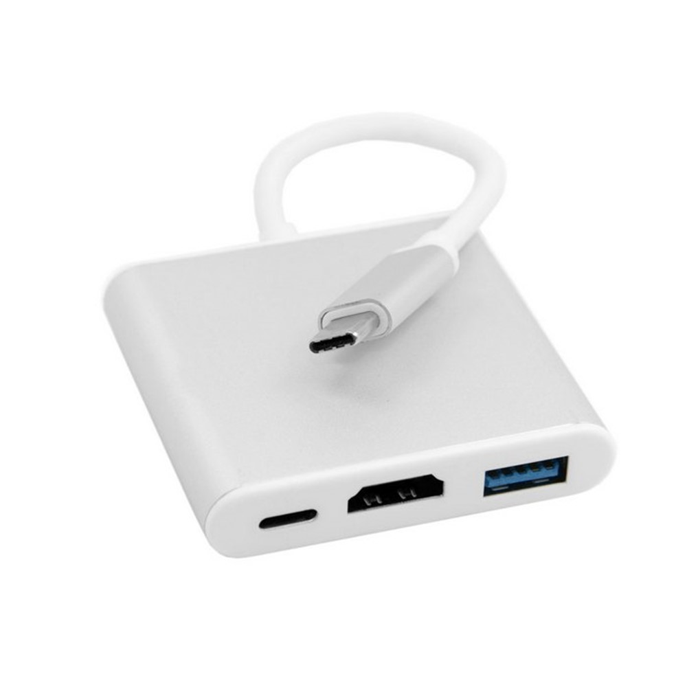 USB-C USB 3.1 Type C Vers HDMI AV Numérique USB OTG Adaptateur Chargeur USB-C Pour Apple MacBook 12 Pouces-6