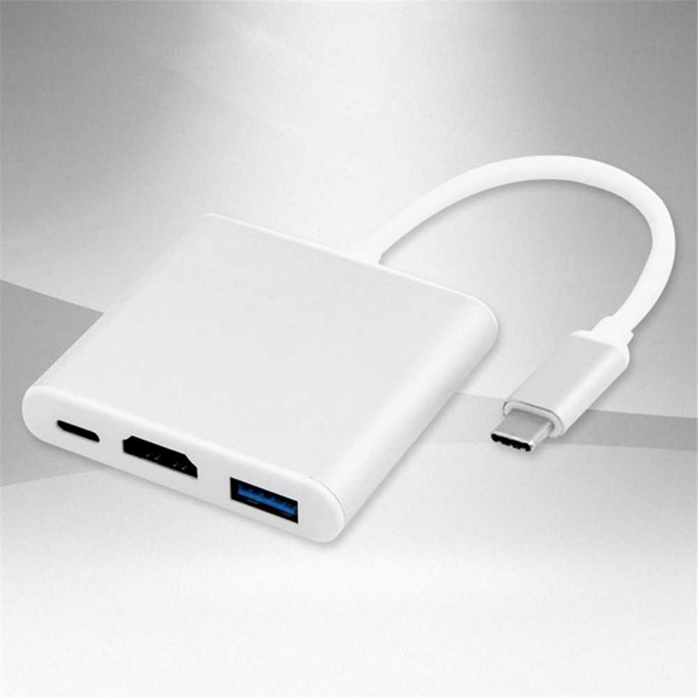 USB-C USB 3.1 Type C Vers HDMI AV Numérique USB OTG Adaptateur Chargeur USB-C Pour Apple MacBook 12 Pouces-7