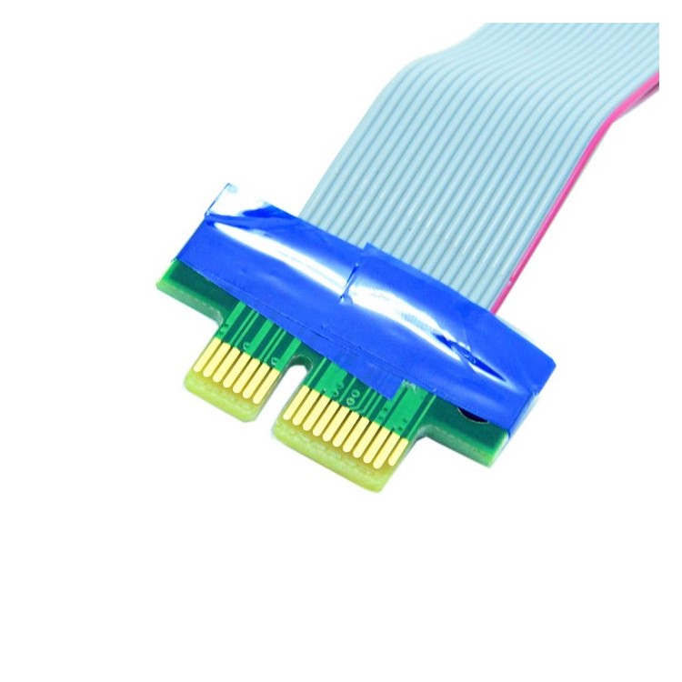 PCI-E Express 1x to 16x Extension Flex Cable Extender Converter Riser Card Adapter-4