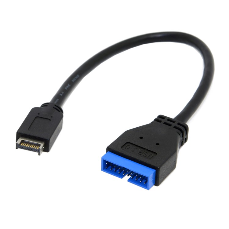 CY UC-052 USB 3.1 Front Panel Header to USB 3.0 20Pin Header Extension Cable 20cm for ASUS Motherboard-3