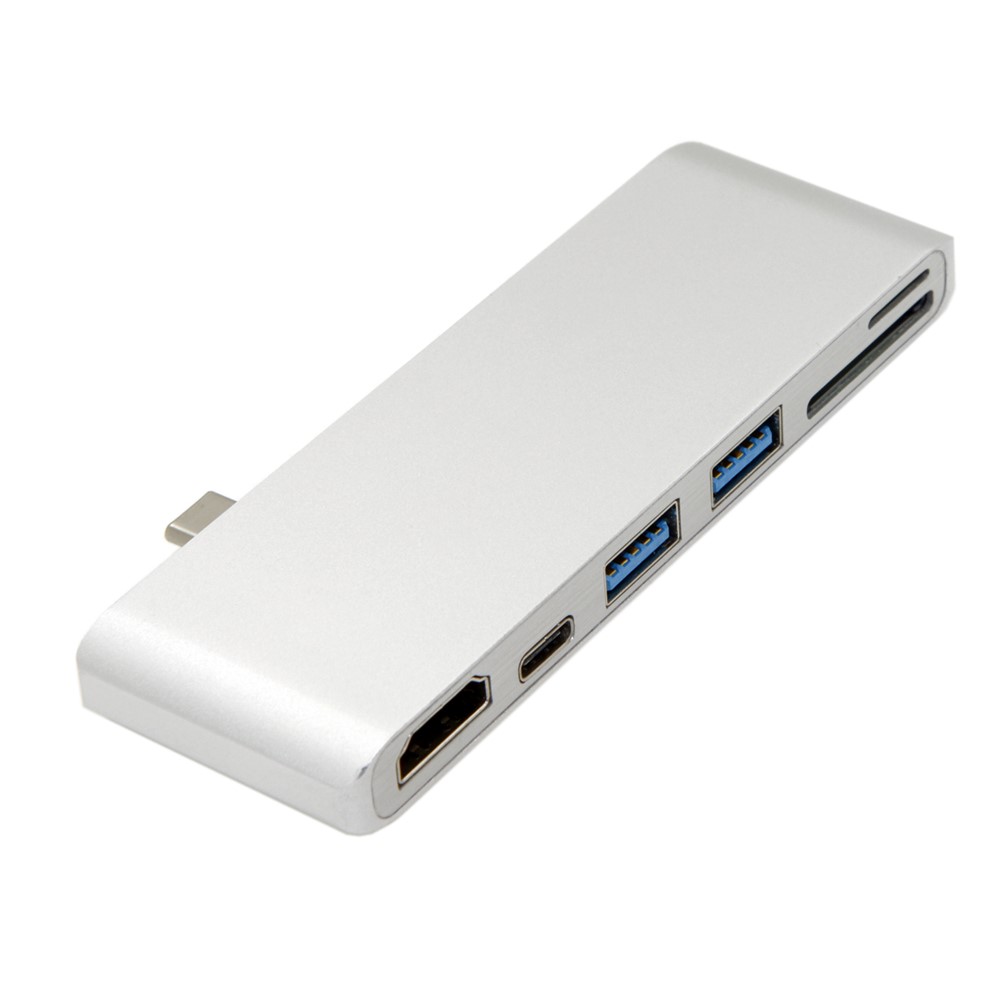 Male USB 3.1 Type-C to Female Type-C + HDMI + Dual USB 3.0 + SD/TF Card Reader-2