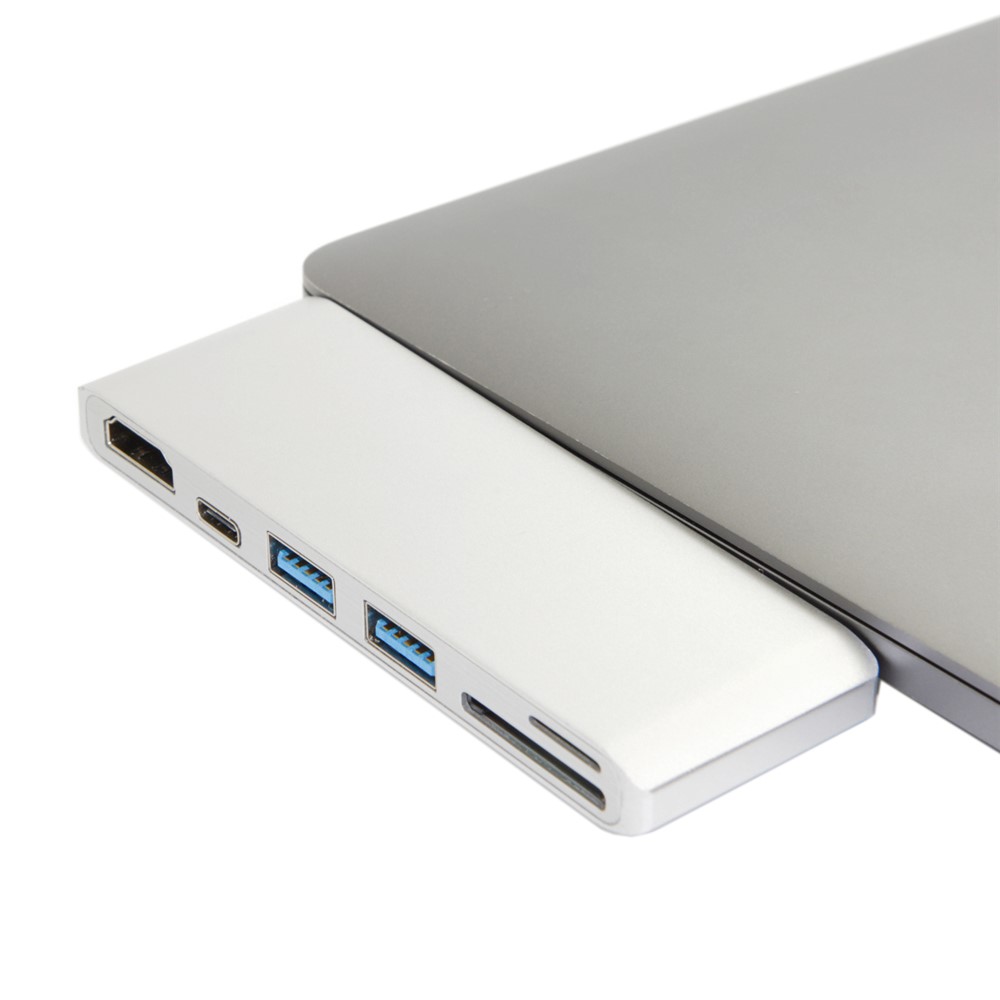 Male USB 3.1 Type-C to Female Type-C + HDMI + Dual USB 3.0 + SD/TF Card Reader-7