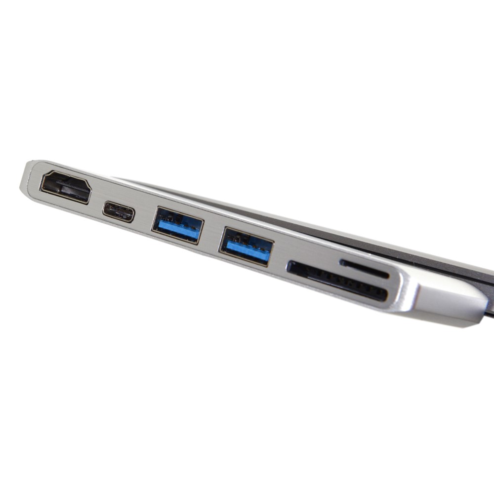 Male USB 3.1 Type-C to Female Type-C + HDMI + Dual USB 3.0 + SD/TF Card Reader-8