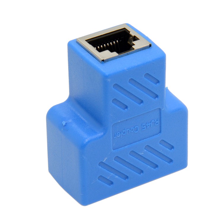 2Pcs/Set Cat6 RJ45 8P8C Plug To Dual RJ45 Splitter Network Ethernet Patch Cord Adapter-7