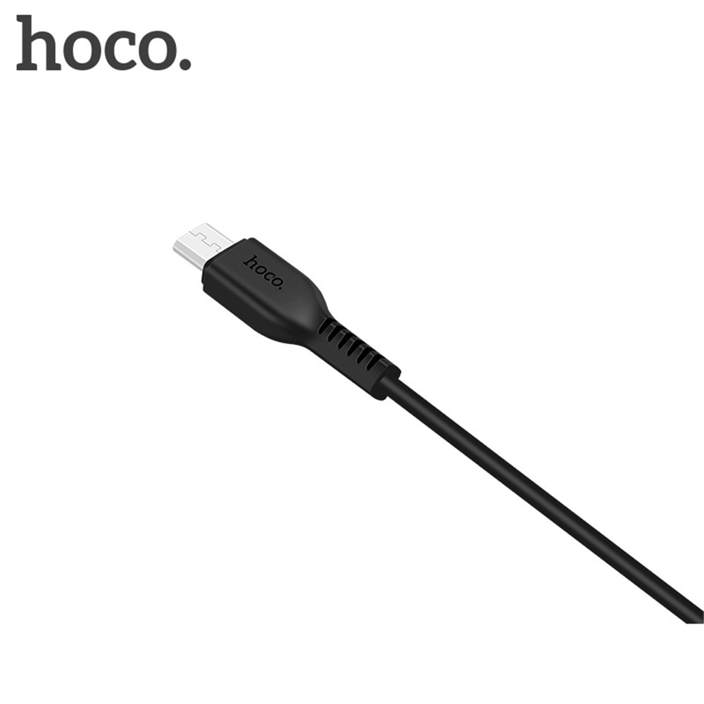 HOCO X20 3M 2A Micro USB-кабель Зарядного Устройства Синхронизации Данных Для Samsung Huawei LG - Чернить