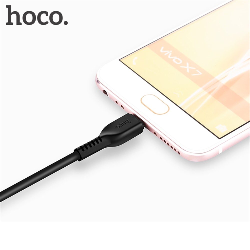HOCO X20 3M 2A Micro USB Data Sync Charger Cable for Samsung Huawei LG - Black-4