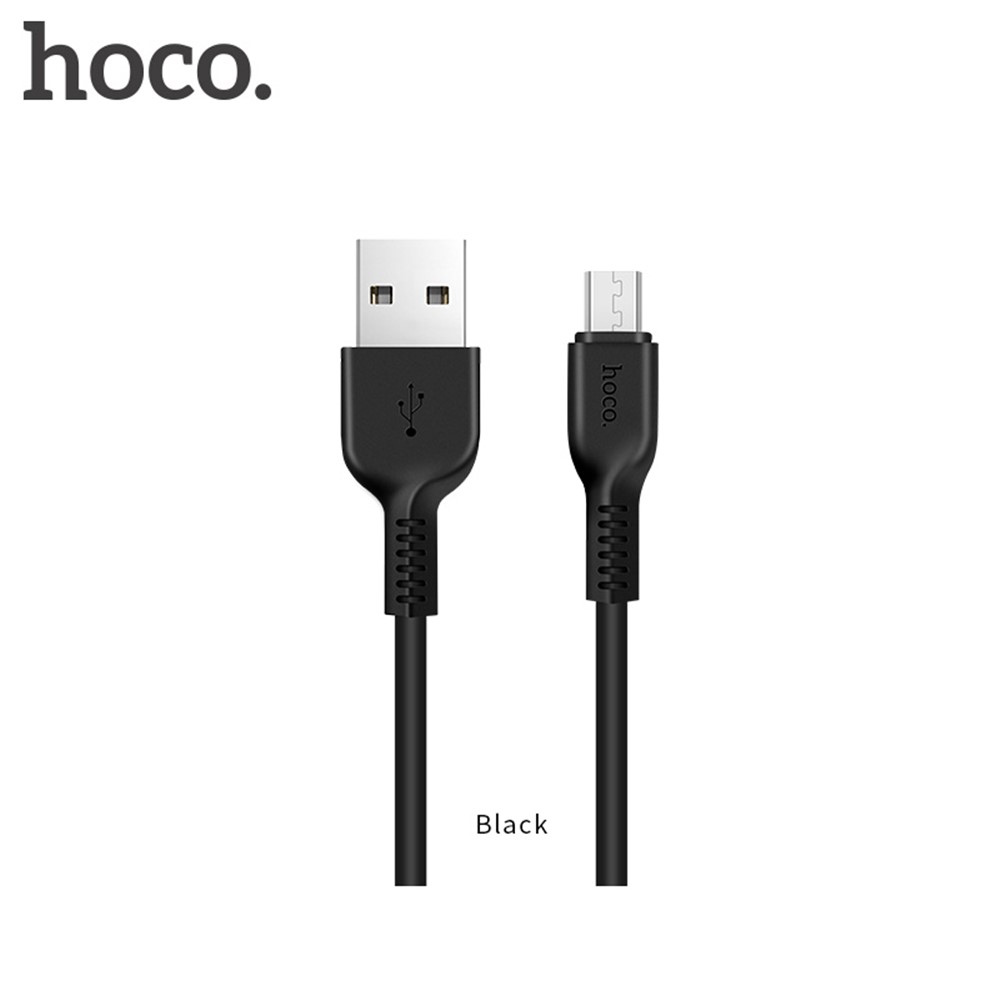 HOCO X20 Flash 1M 2A Micro USB Carica e Dati Cavo Per Huawei Samsung Etc. - Nero