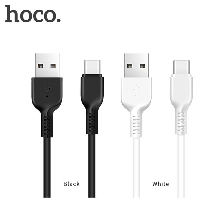 HOCO X20 Flash 3M 2A Type-C Charge and Data Transferring Cable for Huawei Samsung Etc. - Black-5