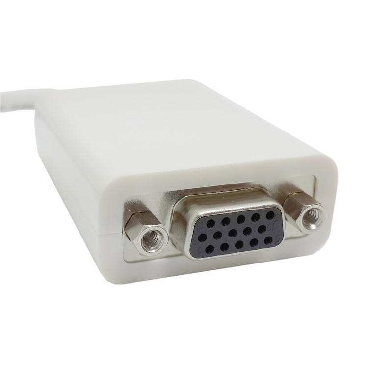 Mini DisplayPort Male to VGA Female Adapter Converter-5