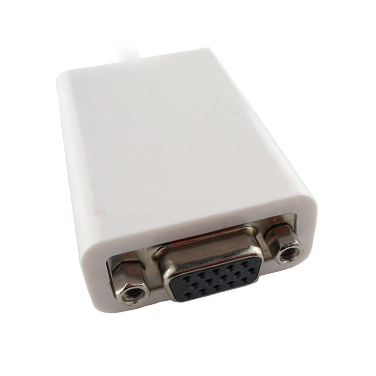 Mini DisplayPort Male to VGA Female Adapter Converter-6