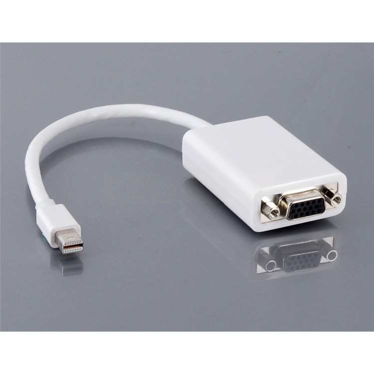 Mini DisplayPort Male to VGA Female Adapter Converter-8