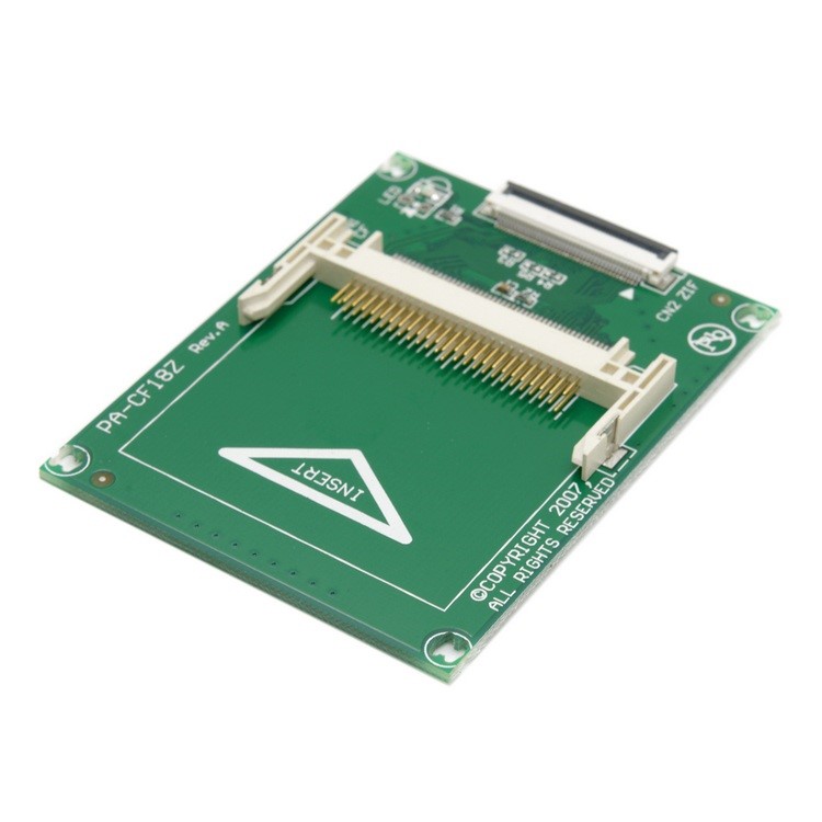 1.8 Compact Flash CF Memory Card to CE Toshiba iPod ZIF SSD HDD Adapter with 2 Cables-3