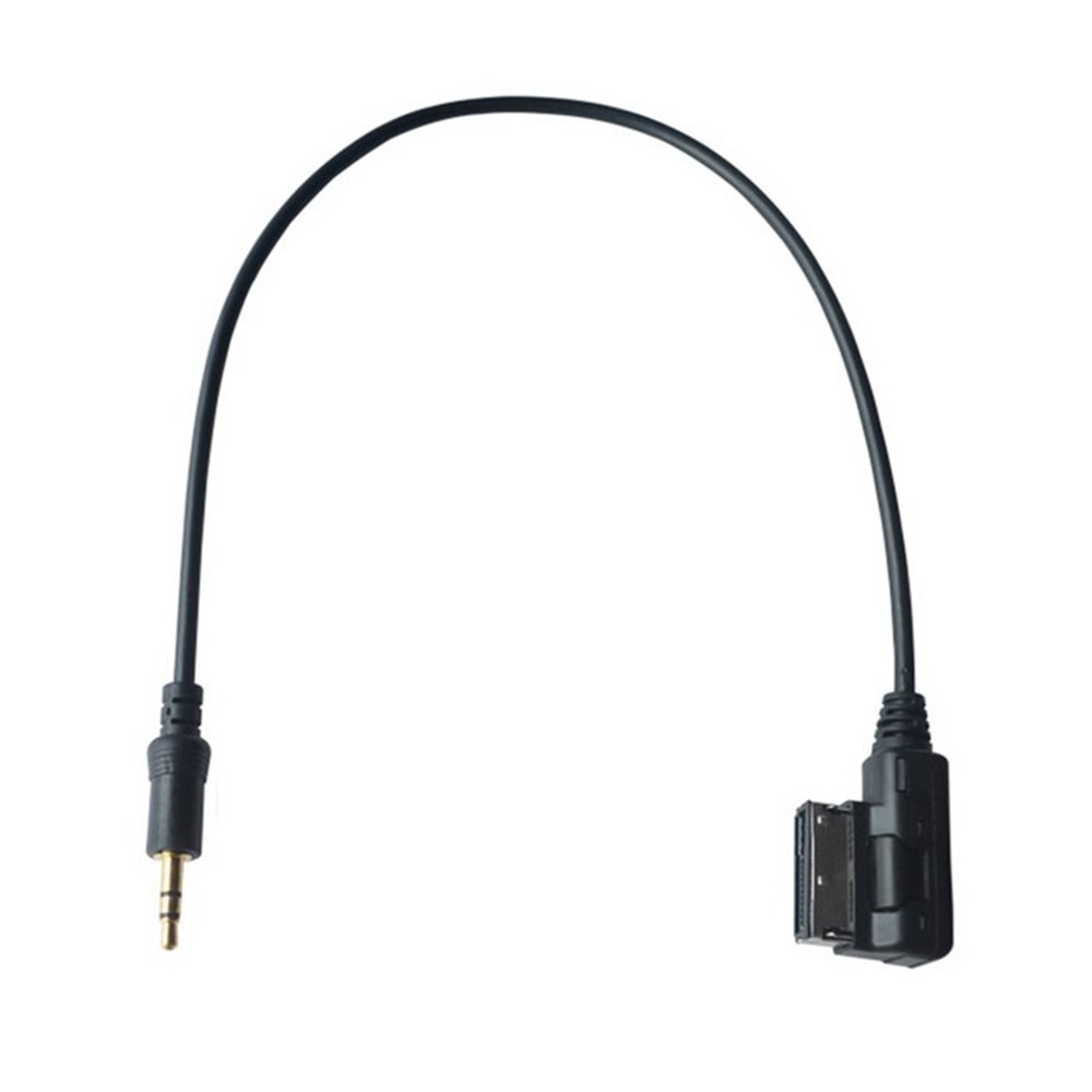 CY CA-026-0.3M Media in AMI MDI to Stereo 3.5mm Audio Aux Adapter Cable for Car VW AUDI 2014 A4 A6 Q5 Q7 & iPhone5 iPad Mini-5