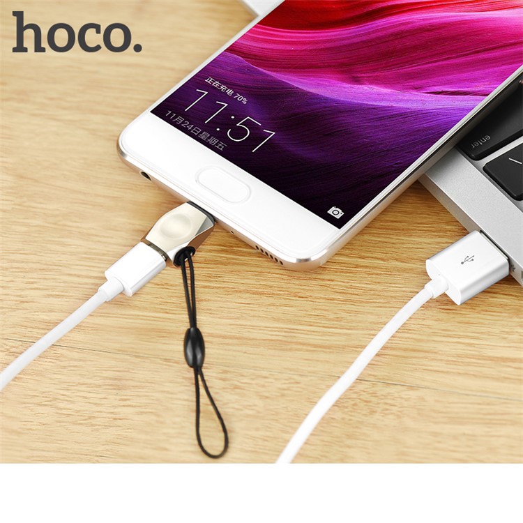 HOCO UA8 Micro USB to Type-C Adapter Converter for Samsung Galaxy S8/Huawei P10e etc-7