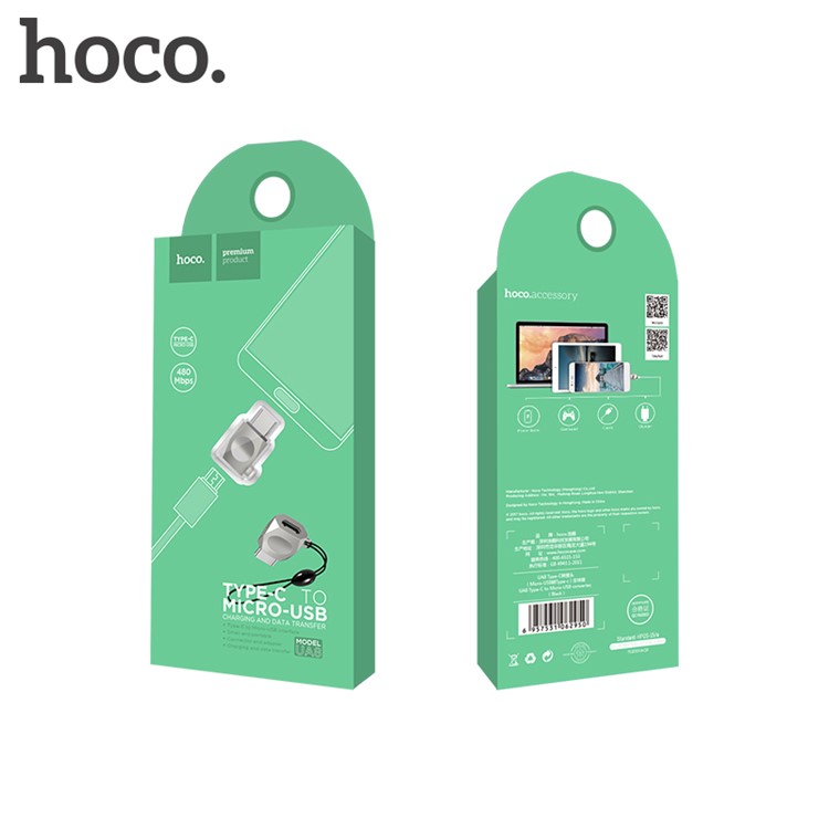 HOCO UA8 Micro USB to Type-C Adapter Converter for Samsung Galaxy S8/Huawei P10e etc-9