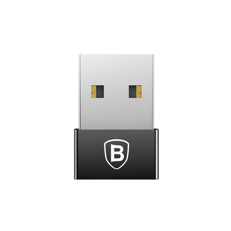 BASEUS USB-сабвуфер Типа-c Женский Конвертор 2.4A Для Мини-адаптеров - Черный-8