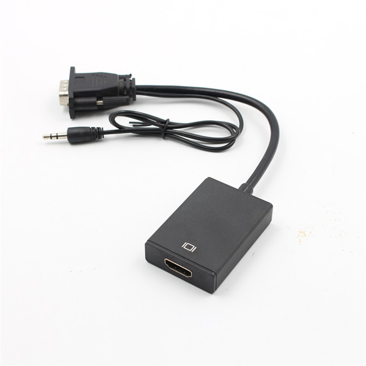 VGA Male to HDMI Output 1080P Audio AV HDTV Video Cable Converter Adapter-2