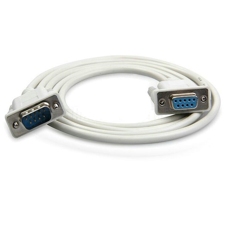 1m VGA 9-Pin Male To Female DB9 9-Pin PC Converter Extension Cable-2
