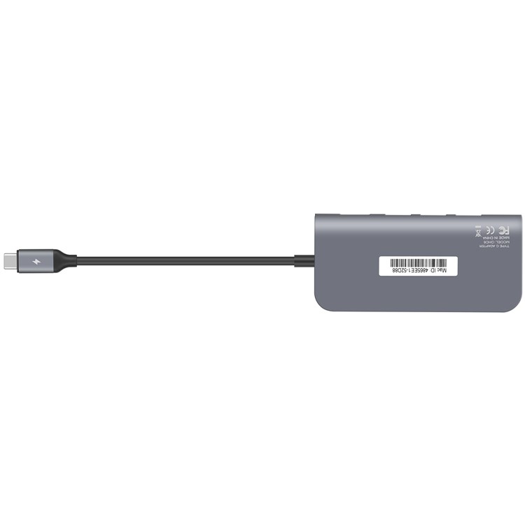 MOMAX Multi-functional 8-in-1 USB3.1 Type-C Hub with 4K HDMI + 3*USB 3.1 + SD/TF Card Reader + RJ45 LAN + Type-C Port-3