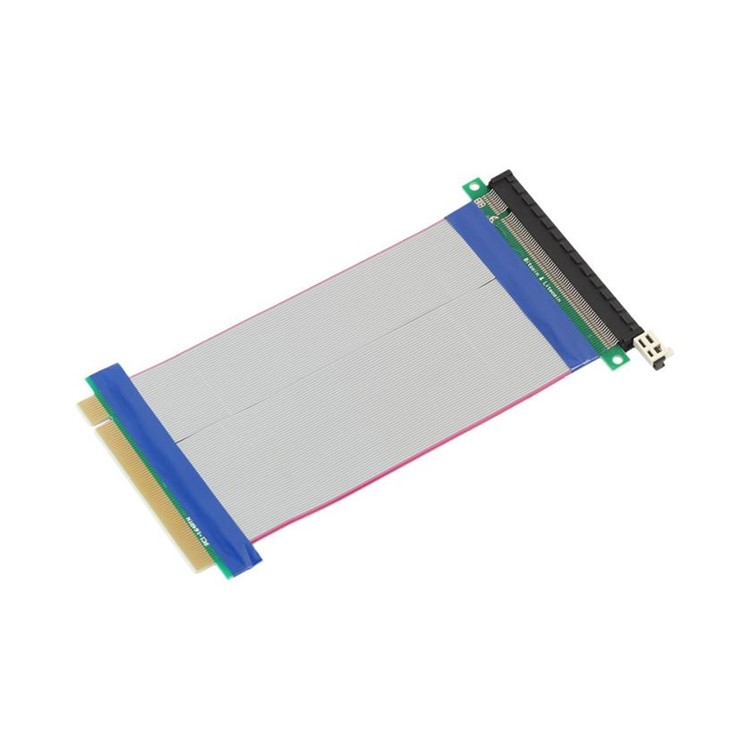 PCI-E 1X to 16X Riser Extender Card Adapter Flex Cable-1