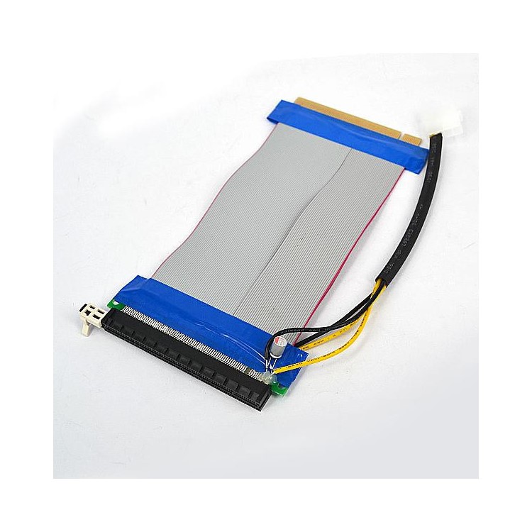19CM PCI-E 16X to 16X Riser Card Converter Adapter Flexible Extension Cable for Bitcoin Miner Mining-1