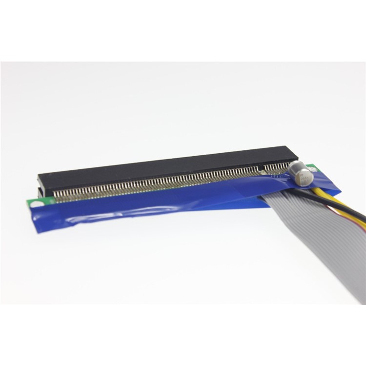 PCI-E 1X to 16X Riser Extender Card Adapter Ribbon Cable-3