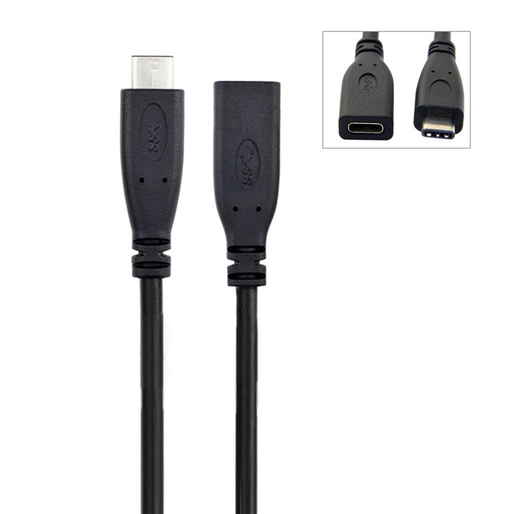 0.5M USB-C USB 3.1 Type C Male to Female Extension Data Cable for Laptop & Macbook Tablet-1