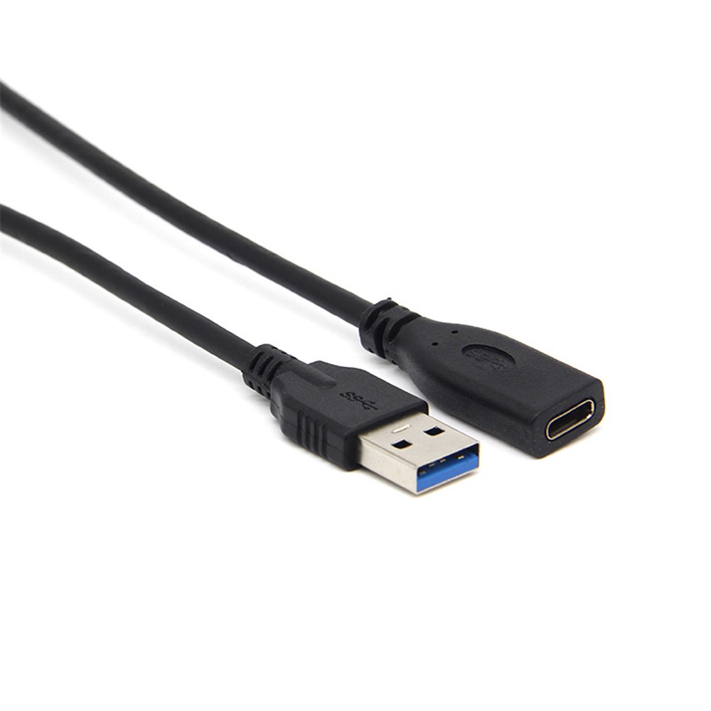 0.2m Type-C Female to USB 3.0 Male Data and Charge Extension Cable for Macbook Chromebook Pixel-2