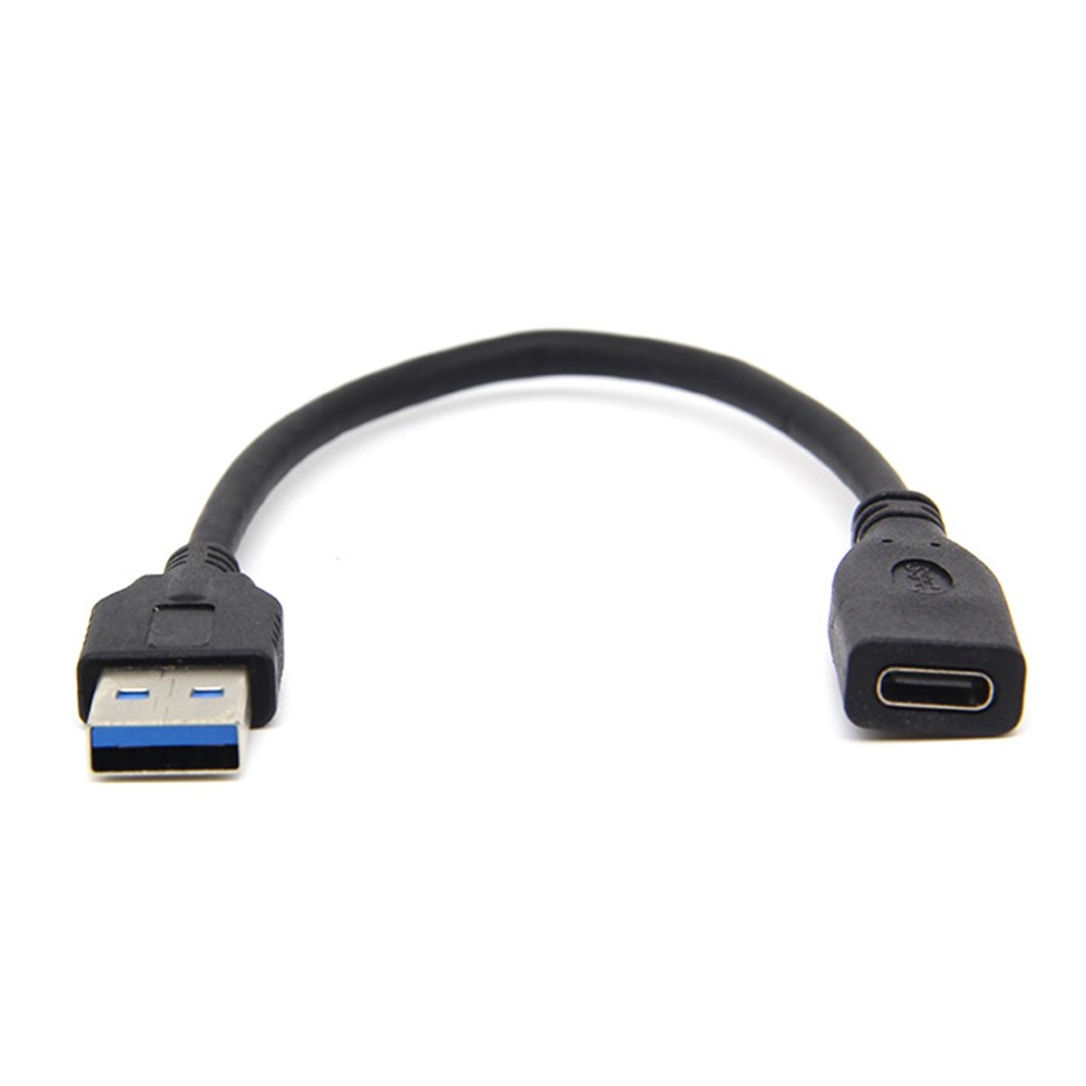 0.2m Type-C Female to USB 3.0 Male Data and Charge Extension Cable for Macbook Chromebook Pixel-3