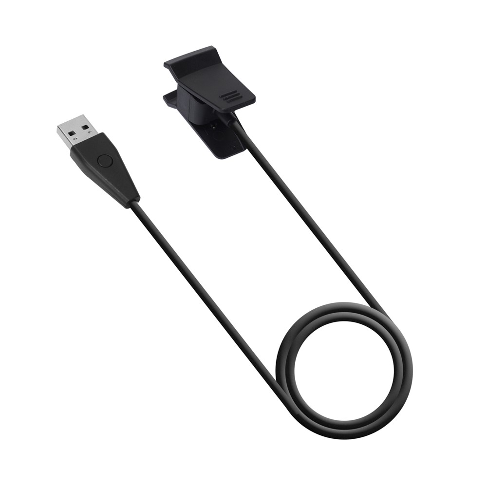 1m USB Charging Cable Cradle Charging Cable Clip for Fitbit Alta - Black-6