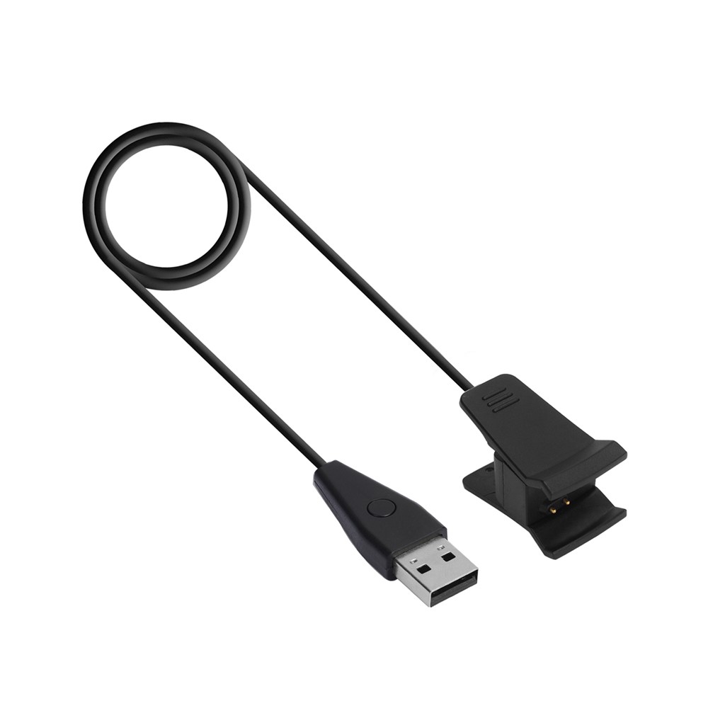 1m USB Charging Cable Cradle Charging Cable Clip for Fitbit Alta - Black-8