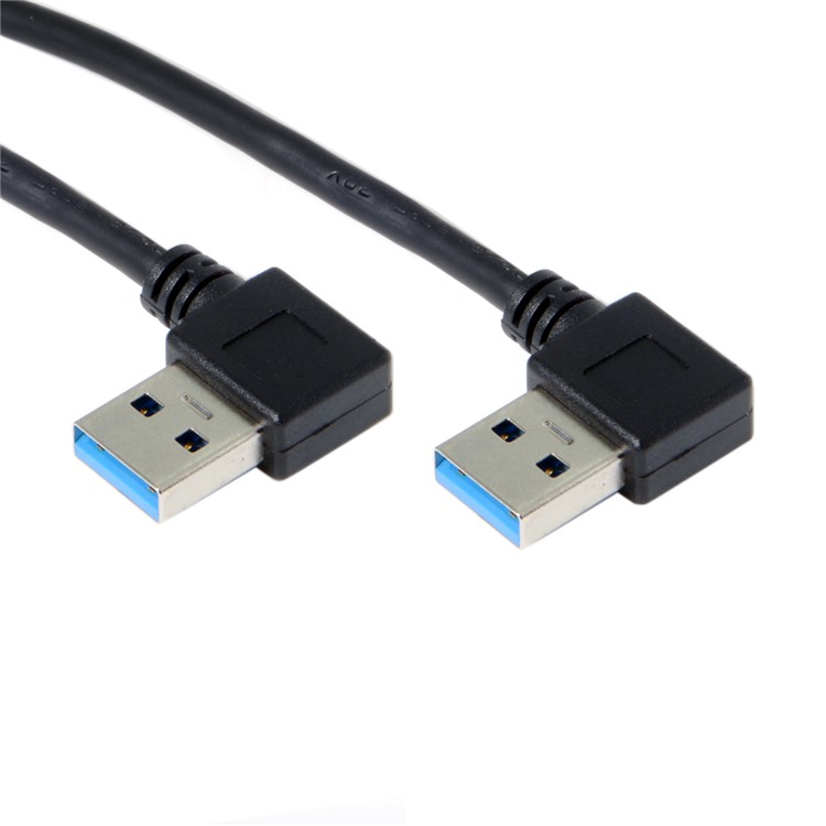 USB 3.0 Type-A 90 Degree Right Angled to Right Angled Data Cable for Hard Disk Computer-2