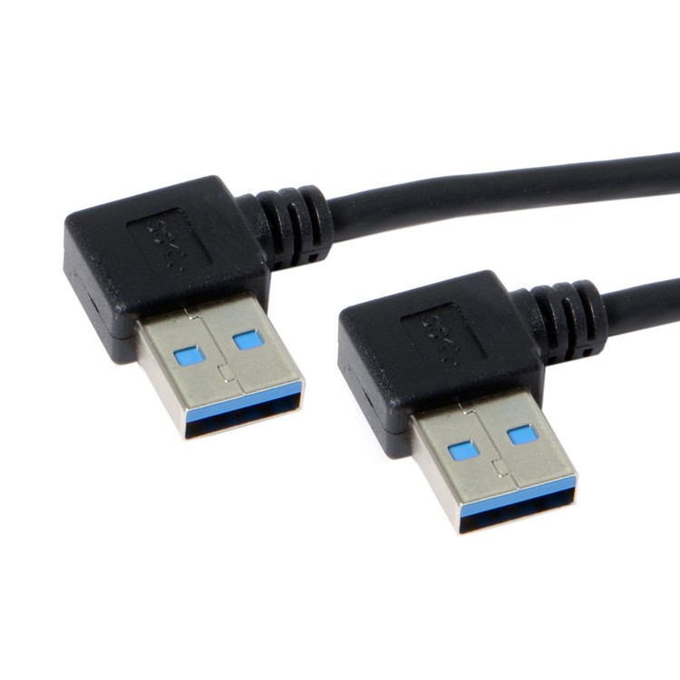 USB 3.0 Type-A 90 Degree Right Angled to Right Angled Data Cable for Hard Disk Computer-4