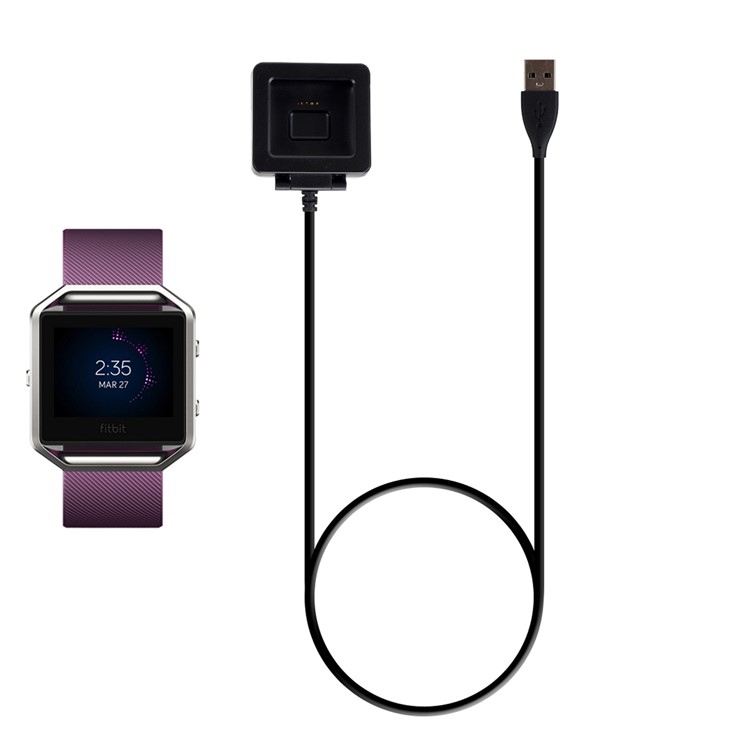 USB Charging Dock Cable for Fitbit Blaze - Black-1